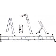 Escada telescópica aluminio 4+4 Ref. MULTI44XL Plabell - MULTI44XL