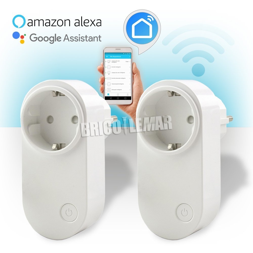 ▷ Enchufe inteligente compatible con Alexa y Google Assistant