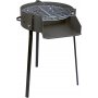 Barbacoa redonda con soportes 500x810mm FCDB