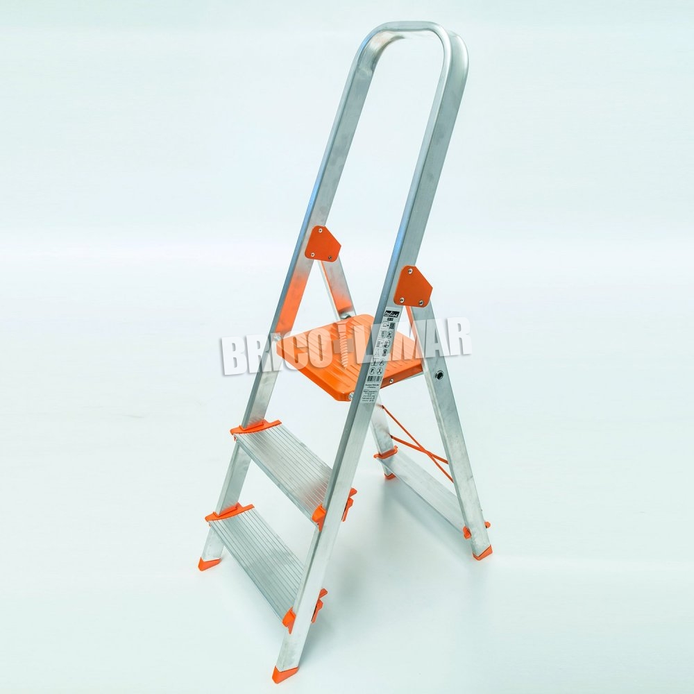 ▷ Comprar Escalera de aluminio semiprofesional 5 peldaños Proline