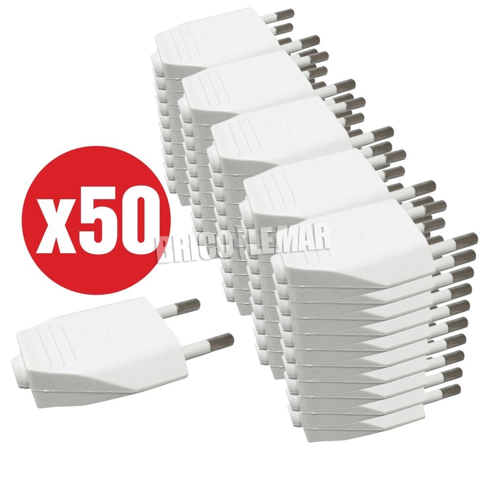 Geweldig Avonturier verhouding ▷ Kopen tweepolige stekker 4mm witte doos 50 eenheden GSC Evolution |...
