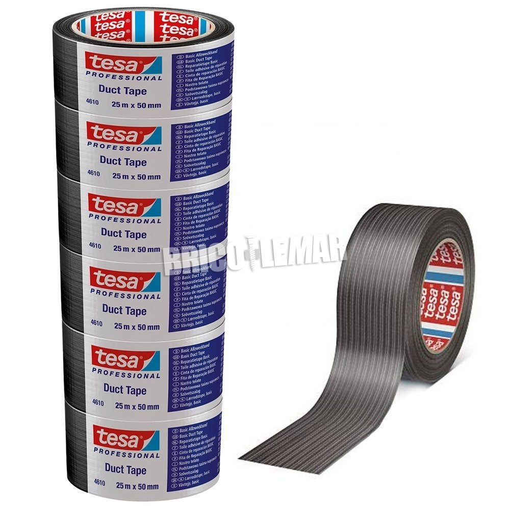 chocola Gespecificeerd catalogus ▷ Kopen SP6 tape units 4610 Amerikaanse zwarte 25mx50mm Tesa | Bricol...