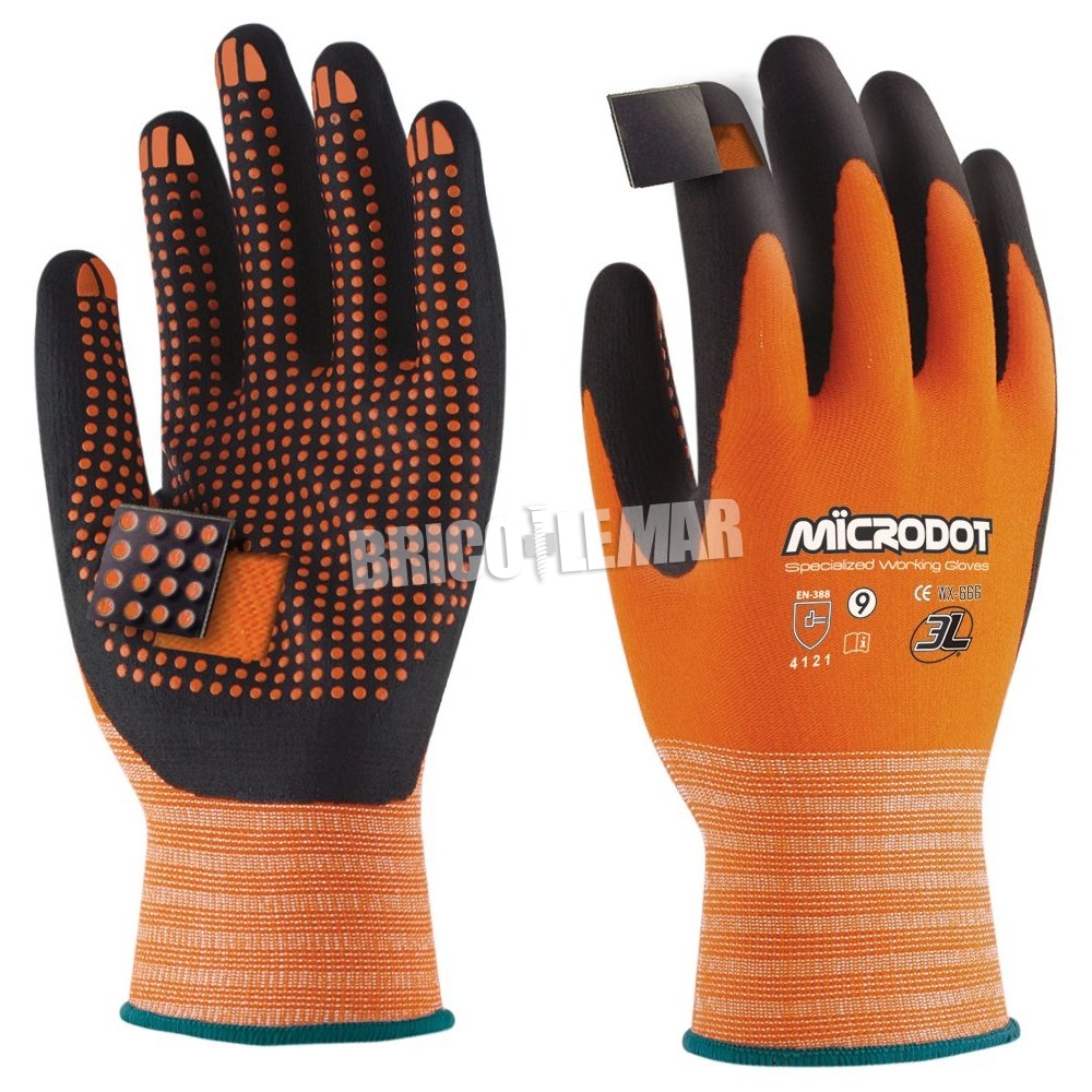 nylon nitrile gloves