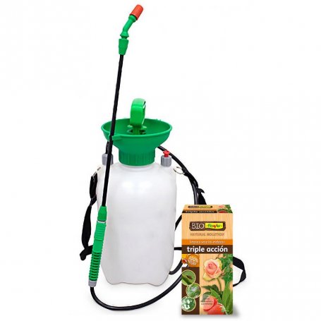 Triple Action Kit Ecological Insecticide Flower 100ml 5l Pressure Sprayer With Spear Bricolemar