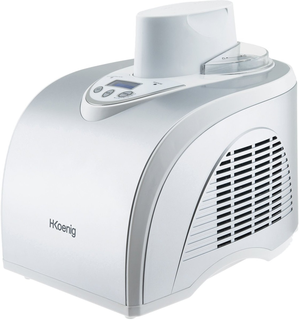 Eismaschine mit Kompressor 135W 1L Hkoenig HF180