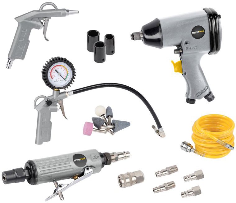 Air Tool Kit 25 pezzi Powerplus POWAIR0021
