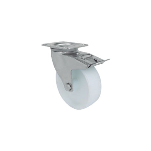 roue prime polypropylène BSC 80mm frein TLL sur la base et Cascoo