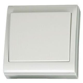 superficie bianca interruttore 10a 80x80mm 250v gsc