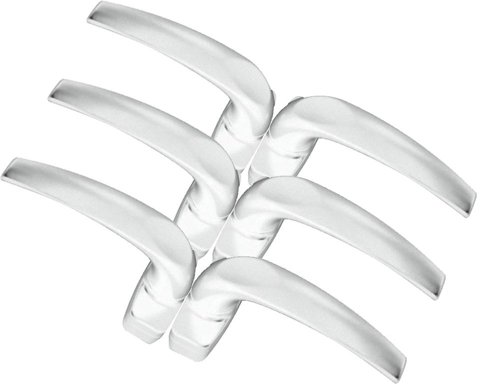 3 sets of white handle Cufesan model 03320