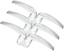 3 sets of white handle Cufesan model 03320