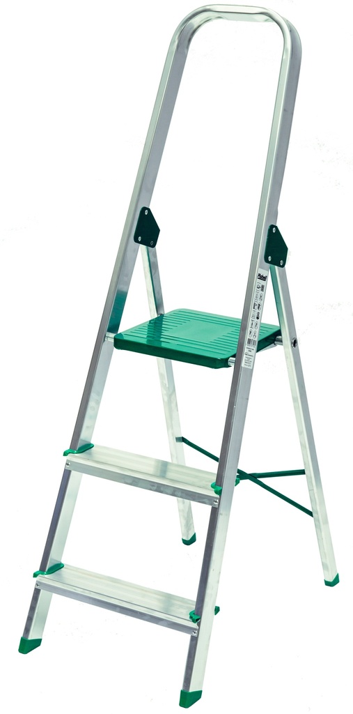 Binnenlandse aluminium ladder 3 stappen DOM03 Plabell