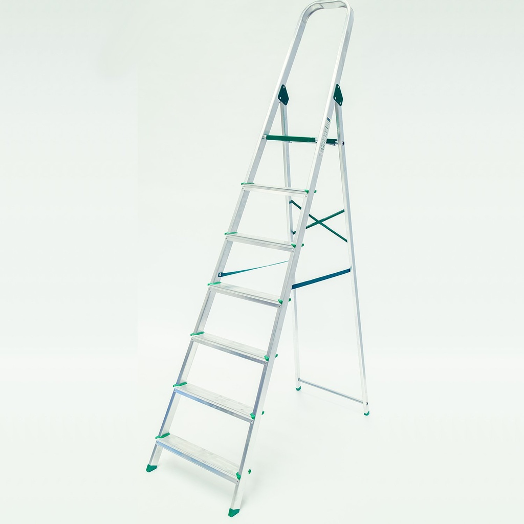 Domestic Aluminiumleiter 7 Stufen DOM07 Plabell