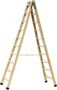 Holztreppe professionelle Maler scheren 10 + 10 Schritte Plabell