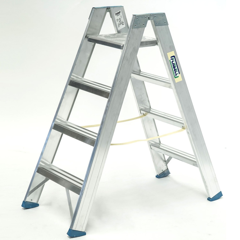 Double staircase climb with pla taf orm PA 4 + 4 steps Plabell