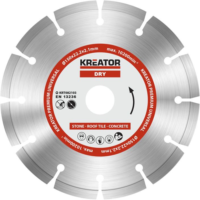 Disco de diamante Ø150 Premium Kreator