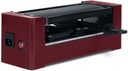 Raclette 2 personas 2 en 1 grill roja antiadherente 400W Wëasy TAK12