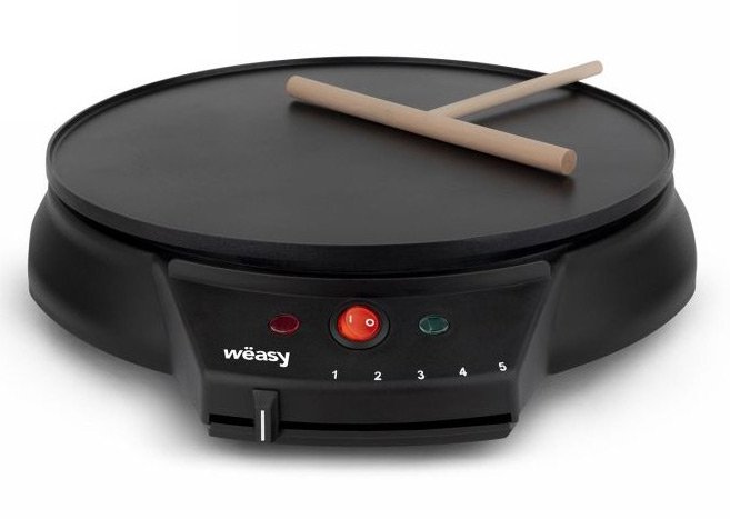 Crepera eléctrica 1000W Ø30cm Wëasy GOO30