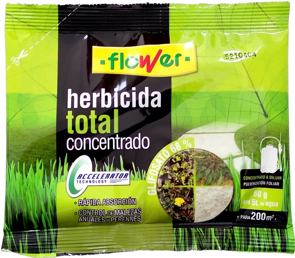 Concentrato erbicida totale 50g Fiore
