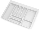 Optima Besteckschublade Küche Vertex / 500-Modul-Konzept 700mm 16mm weiße Tafel Emuca