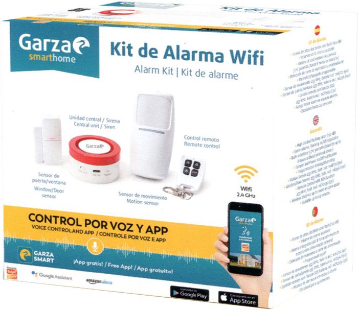 Inteligente Kit Segurança Wifi Garza Smarthome