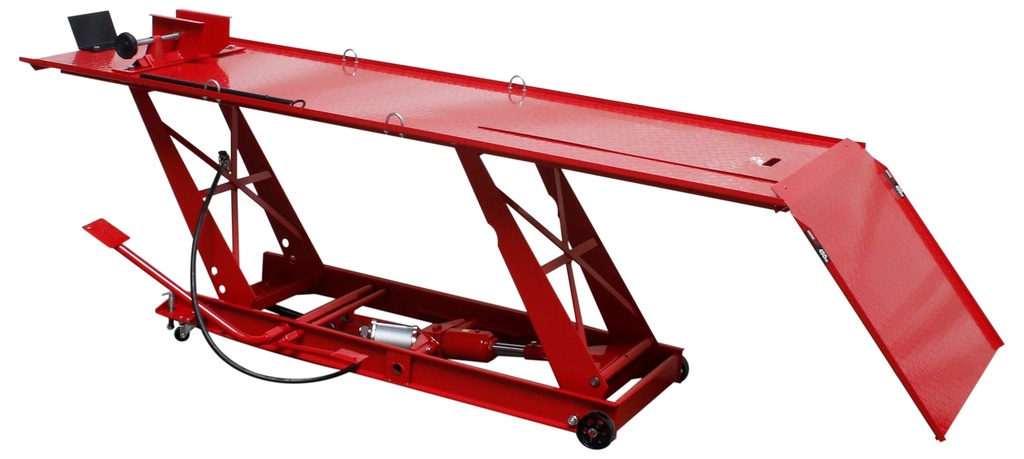 Elevador Hidráulico/Neumatico, para Motocicletas, 450Kg - MADER®