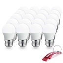 Menge von 40 kugelförmigen LED-Lampen E27 5W 3000K GSC Evolution