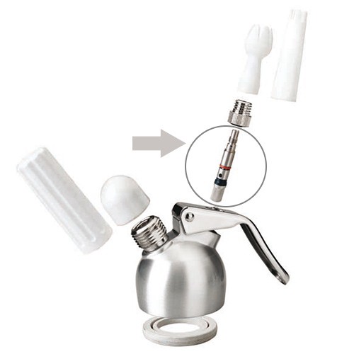Pistón de aluminio para sifón de nata Ibili