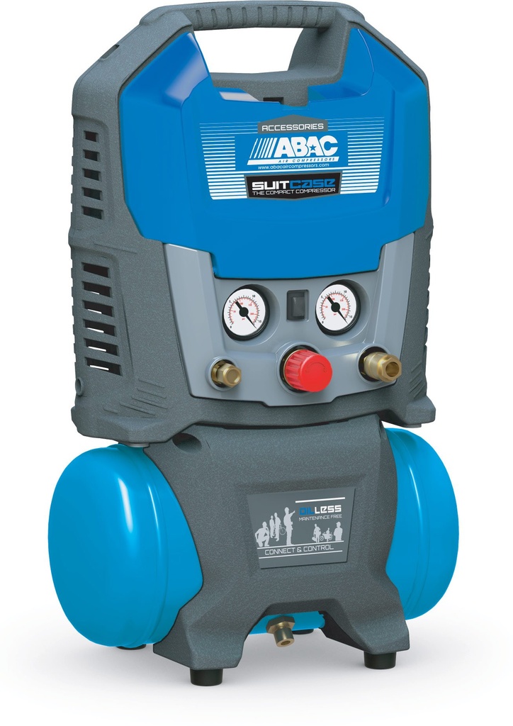 Compresor de aire ABAC Suitcase 6 1.5HP 6L 8bar