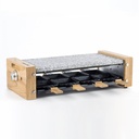 Raclette 8 2 1 ijzer met natuursteen 1200W H.Koenig WOD8