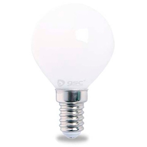 Lámpara esférica led 4W E14 3000k serie cristal GSC Evolution