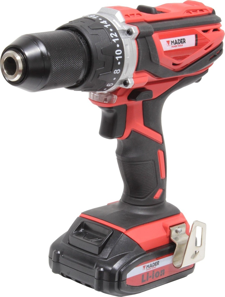 Taladro sin cable con martillo 20V 13mm Mader