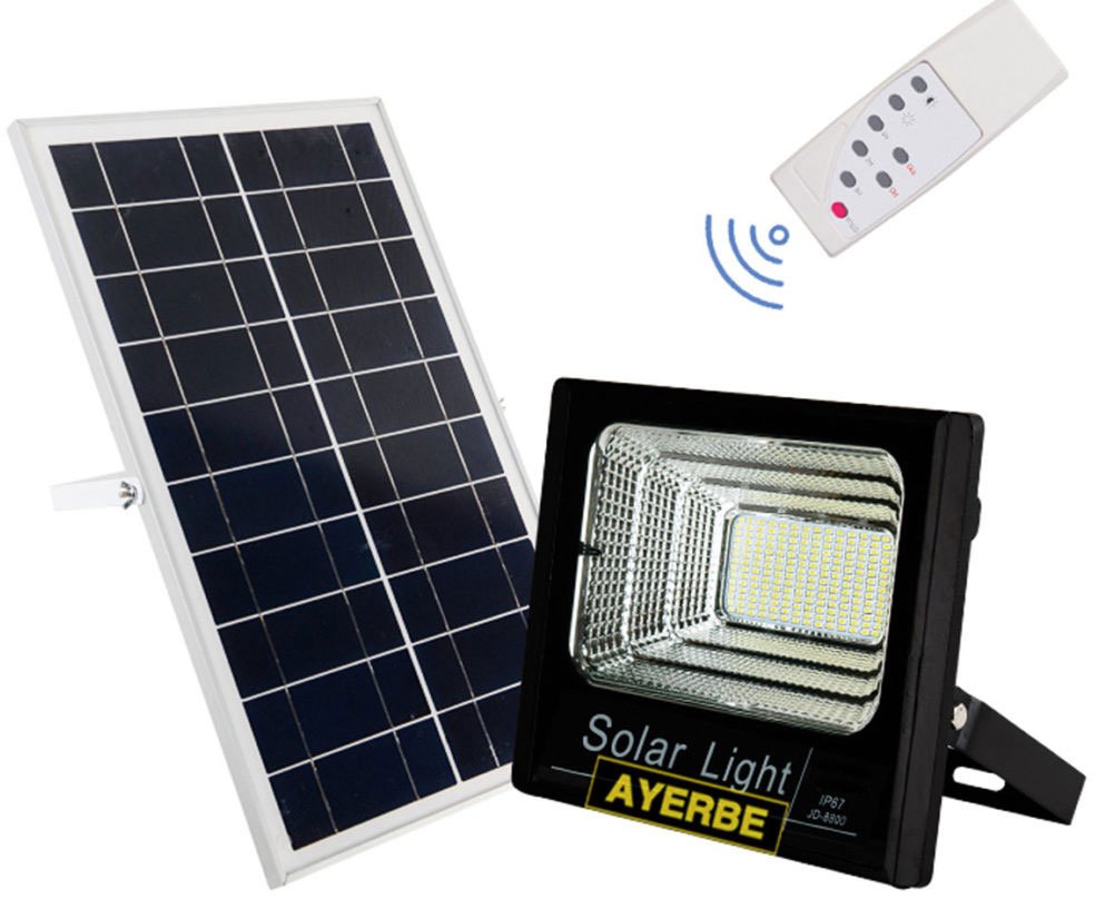 100W Solar 120 LED bulb with remote