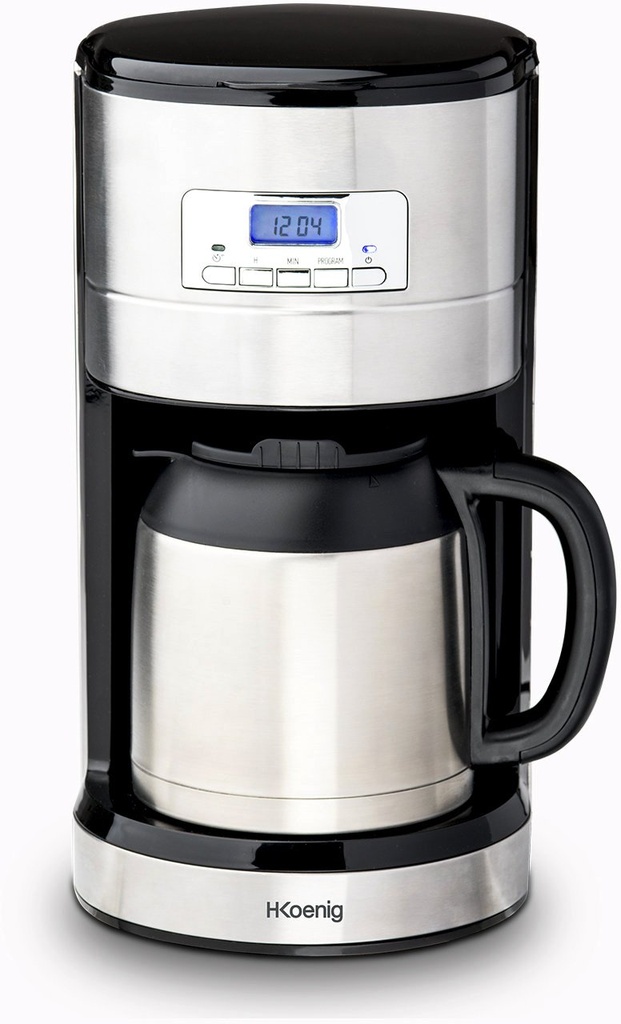 Cafetera de goteo programable 1000W 10 tazas 1.2L STW26 H.Koenig