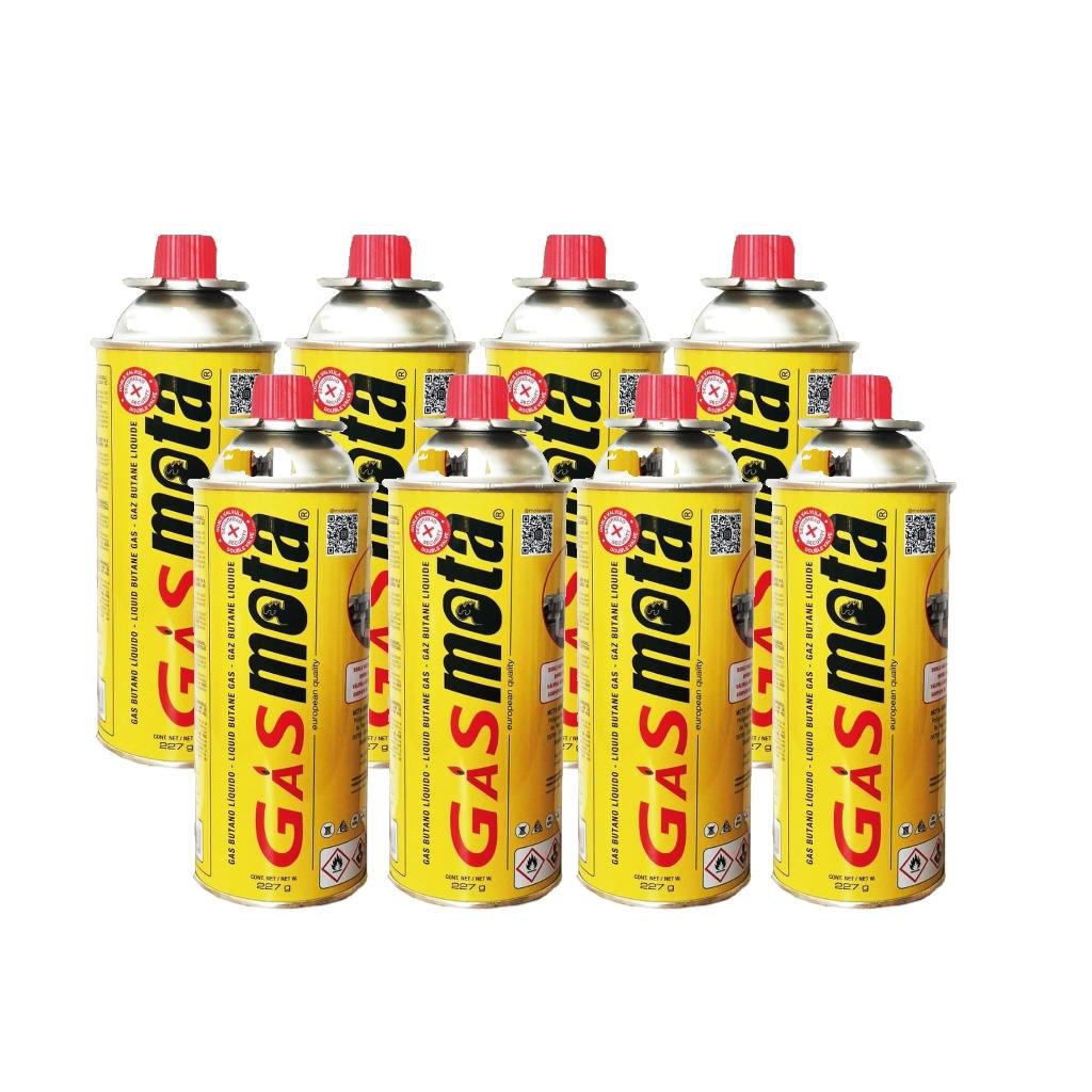 8 cartuchos bloco butano CP250 V2-28 Campingaz
