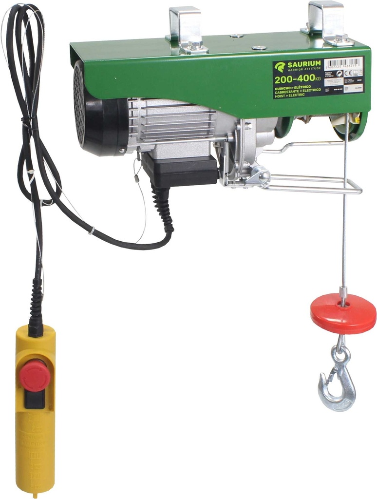 Cabrestante Eléctrico, 200-400Kg - SAURIUM®