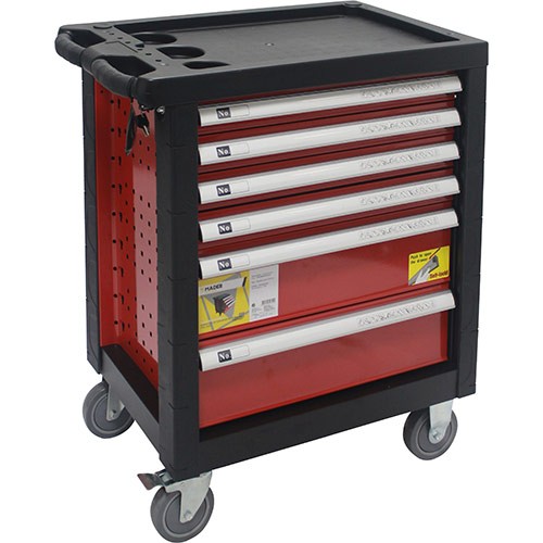 carrello portautensili 6 cassetti 130 pezzi Mader