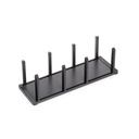 Portaplatos vertical Orderbox para cajón, 159x468mm, Aluminio y Plástico, Gris antracita - Emuca