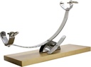 Jamonero gebaseerd INOX houten dipper Flores Cortés