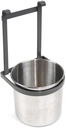 Portacubiertos de cocina con cubo cromado para colgar Titane acero gris antracita Emuca