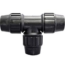 Fazer a ligação T-3 pescoço ø25 Tecnoagua