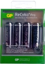 batteria ricaricabile 2000mha AA confezioni 4 unità PRO GP ReCyko +