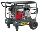 Compresor de pistón a gasolina B3800/5,5S/10+10 HONDA NUAIR 5,5Hp 10+10Lts 10bar