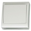 Commutateur 10A 250V 80x80mm surface blanche GSC Evolution