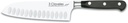 Santoku honingraatmotief 17cm smeden serie roestvrij staal gesmeed POM handvat 3 Claveles