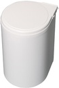 Recycling bin 13L for fixing kitchen door module, automatic lid opening white Emuca
