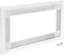 Mikrowellenmodulrahmen 600mm weißer Kunststoff Emuca