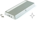 plastique gris de LED rechargeable Détecteur de mouvement 4000K Emuca