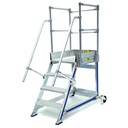 Cargo magazijn ladder 4 treden Plabell CARGO04