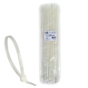 Brida nylon dentada 540x7.6 blanca bolsa 100 unidades Kabra