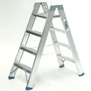 Double staircase climb with pla taf orm PA 4 + 4 steps Plabell